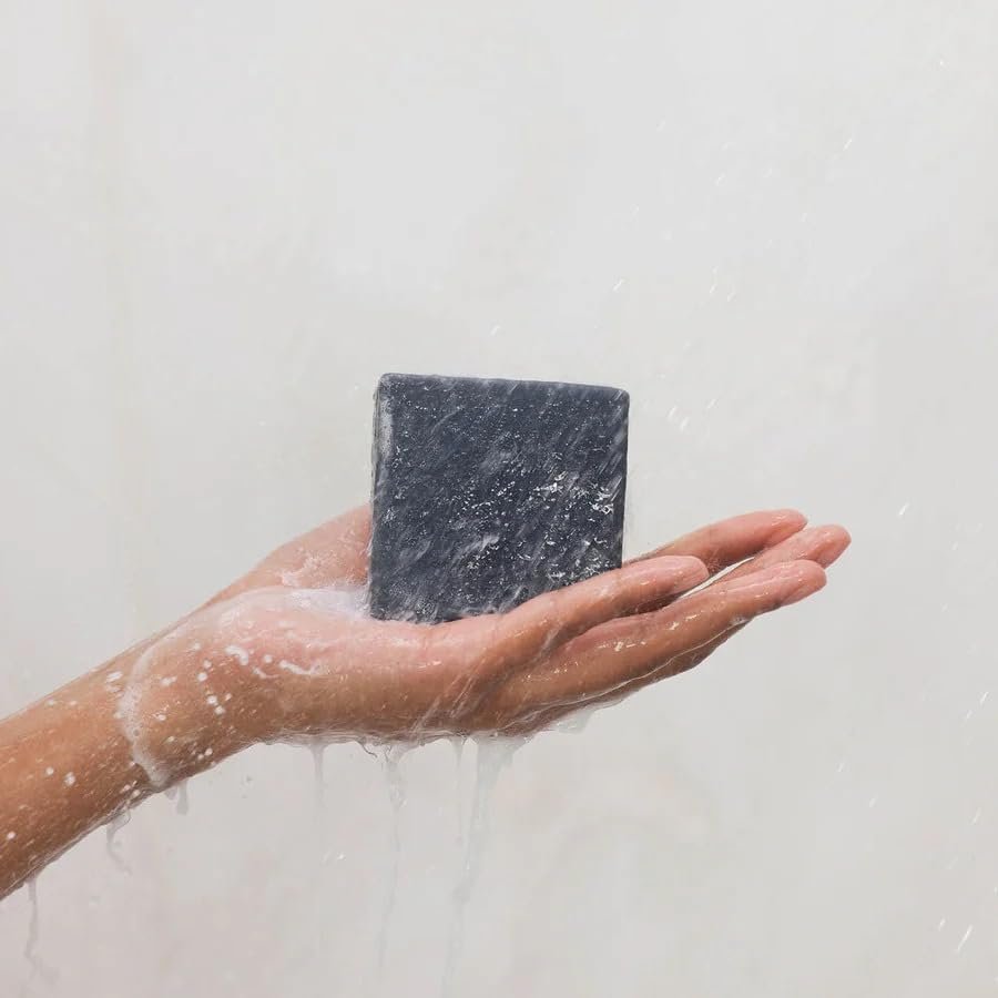 Kitsch Charcoal Soap Body Wash Bar – Detoxifying Activated Charcoal Bar Soap for Excess Oil & Impurities, Pores, Firming & Moisturizing – Made in USA - 4 oz - görsel 15