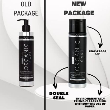 OGC Cosmetics Brazilian Keratin Treatment Complex Blowout - Organic Care - 8.5 fl oz (250ml) Hair Straightening Avelisse