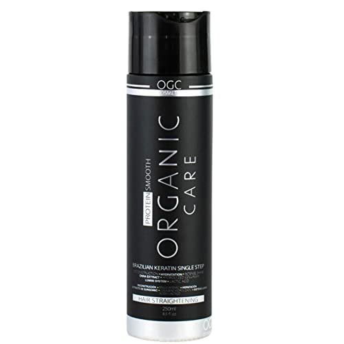 OGC Cosmetics Brazilian Keratin Treatment Complex Blowout - Organic Care - 8.5 fl oz (250ml) Hair Straightening Avelisse