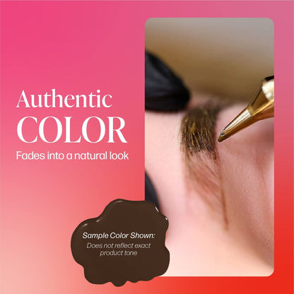 Perma Blend Cool Eyebrow Mini Set - Vegan PMU Tattoo Ink for Brows & Eyeliner - Cool-Toned Pigment Kit for Cosmetic Tattoo Artists Avelisse