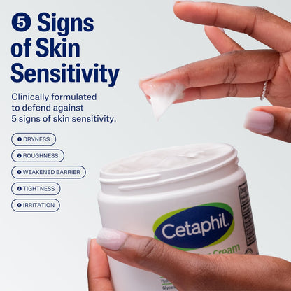 Cetaphil Face & Body Moisturizer, Hydrating Moisturizing Cream for Dry to Very Dry, Sensitive Skin, Fragrance Free, Non-Comedogenic, Non-Greasy, 3 oz (Pack of 3)