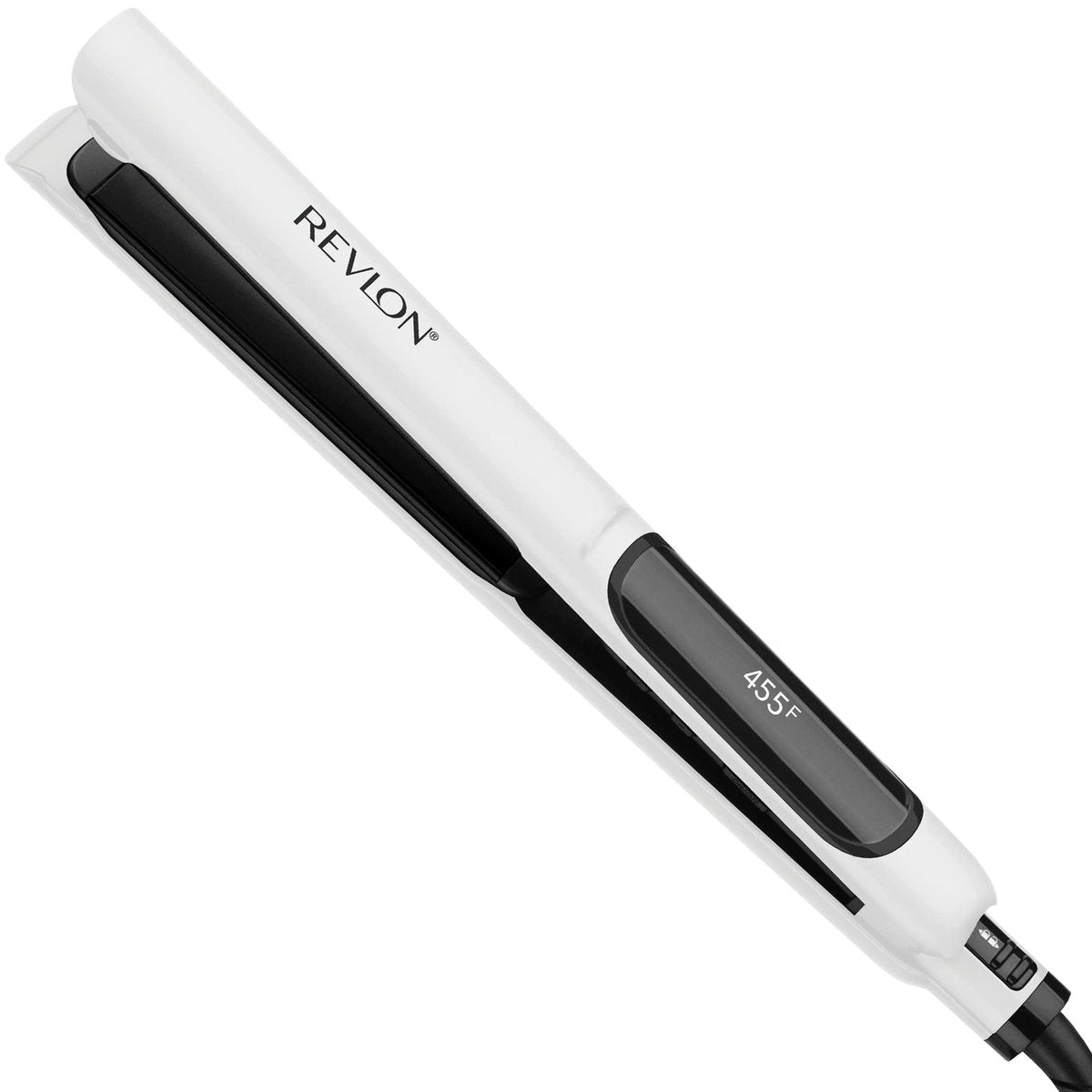 REVLON Crystal C + Ceramic Digital Hair Flat Iron | Long-Lasting Shine and Less Frizz, 1 Inch Avelisse