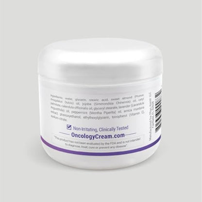 Oncology Cream 4 oz plus 3 Pack Lip Balm – Hydrating Therapy for Stressed Skin During Chemo or Radiation Avelisse