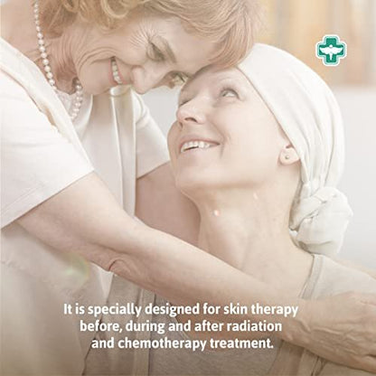 Oncology Cream 4 oz plus 3 Pack Lip Balm – Hydrating Therapy for Stressed Skin During Chemo or Radiation Avelisse