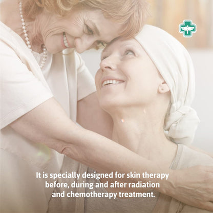 Oncology Cream 4 oz plus 3 Pack Lip Balm – Hydrating Therapy for Stressed Skin During Chemo or Radiation Avelisse