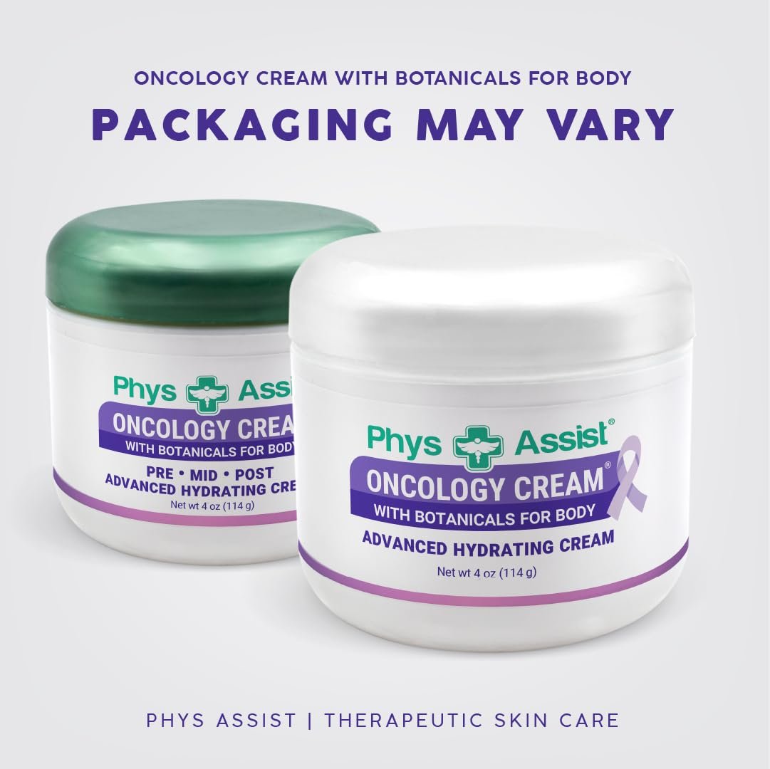 Oncology Cream 4 oz plus 3 Pack Lip Balm – Hydrating Therapy for Stressed Skin During Chemo or Radiation Avelisse