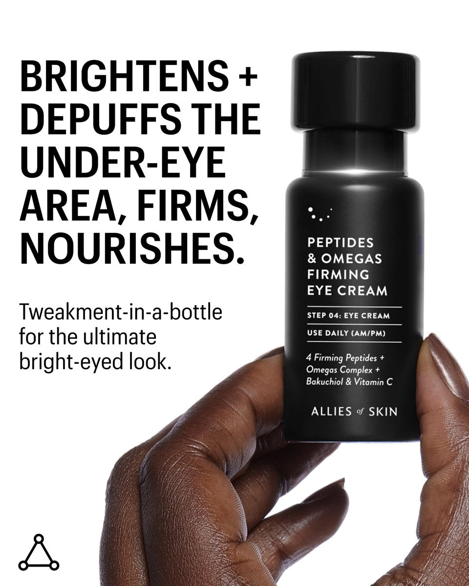Allies of Skin Peptides Firming Eye Cream – Under Eye Moisturizer for Dark Circles, Puffiness & Fine Lines with Bakuchiol, Ceramides & Vitamin C Avelisse