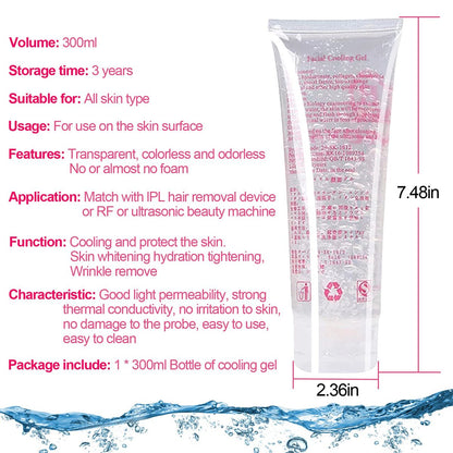 300ml Cooling Gel for Laser Hair Removal & RF Skin Care – RoseVee