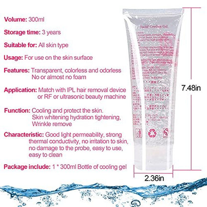 300ml Cooling Gel for Laser Hair Removal & RF Skin Care – RoseVee