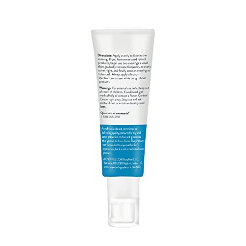 AcneFree Retinol Blemish Mark Resurfacing Serum with Hyaluronic Acid and Niacinamide - Reduces Acne Marks, Redness Control - 1 oz - görsel 14