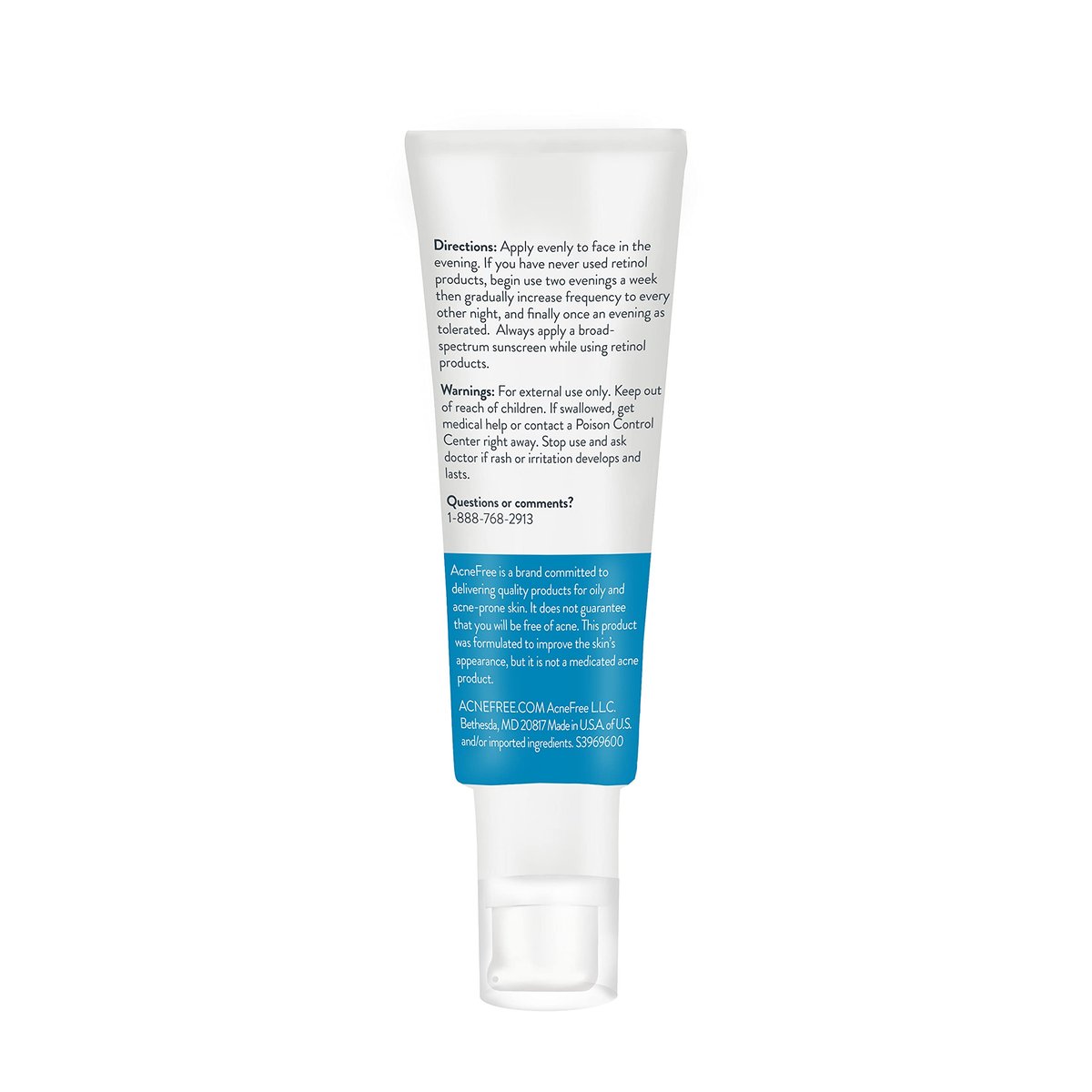 AcneFree Retinol Blemish Mark Resurfacing Serum with Hyaluronic Acid and Niacinamide - Reduces Acne Marks, Redness Control - 1 oz - görsel 13