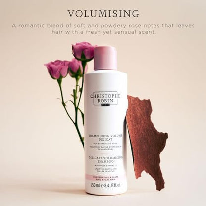 Christophe Robin Delicate Volumizing Conditioner with Rose Extracts for Thin, Fine, and Flat Hair, 6.7 fl. oz Avelisse