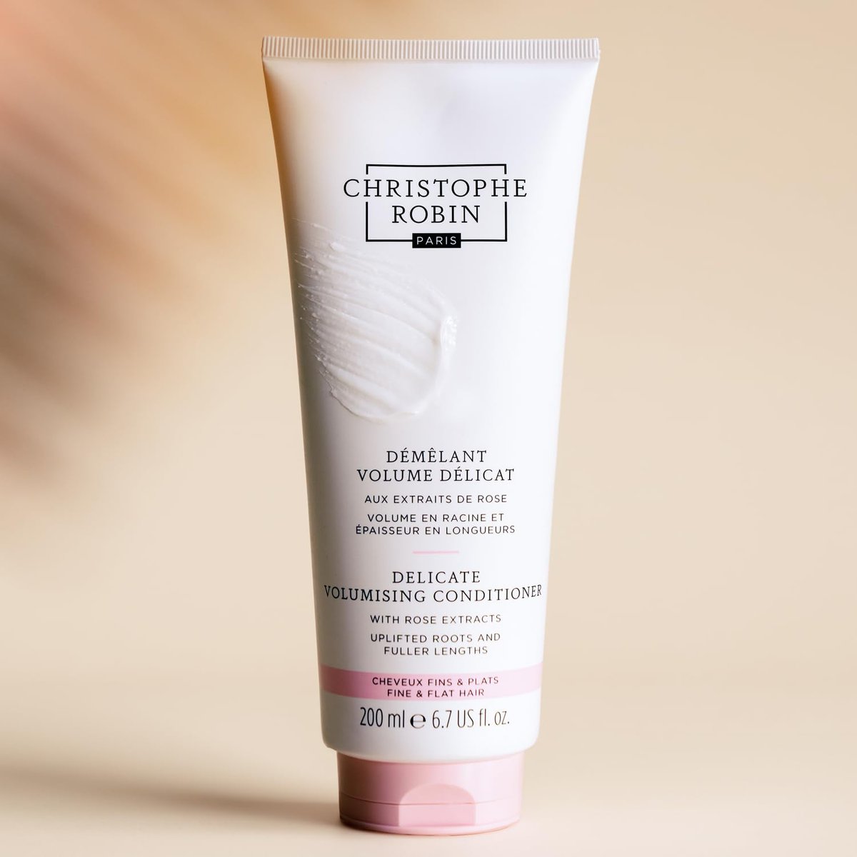 Christophe Robin Delicate Volumizing Conditioner with Rose Extracts for Thin, Fine, and Flat Hair, 6.7 fl. oz Avelisse