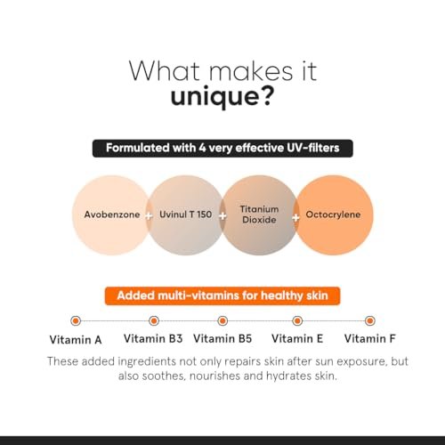 Minimalist Sunscreen SPF 50 Lightweight with Multi-Vitamins | No White Cast | Broad Spectrum PA ++++ | For Women & Men | 50g - görsel 6