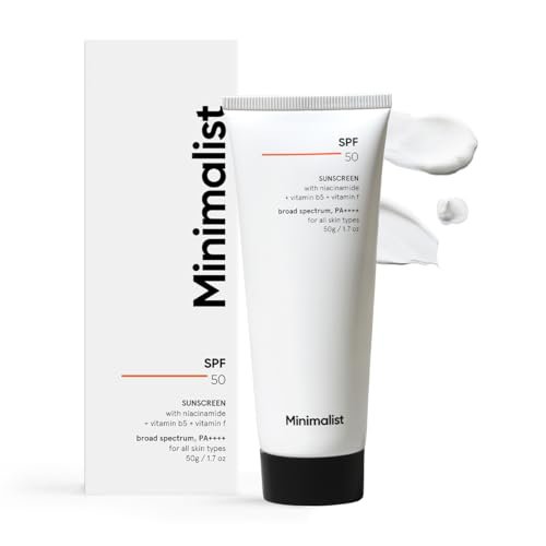 Minimalist Sunscreen SPF 50 Lightweight with Multi-Vitamins | No White Cast | Broad Spectrum PA ++++ | For Women & Men | 50g - görsel 2