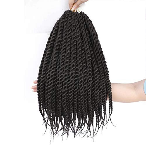 Admutty Havana Twist Crochet Hair 6 Packs 22 Inch Jumbo Senegalese Twist Braids (Color 4#) - görsel 6