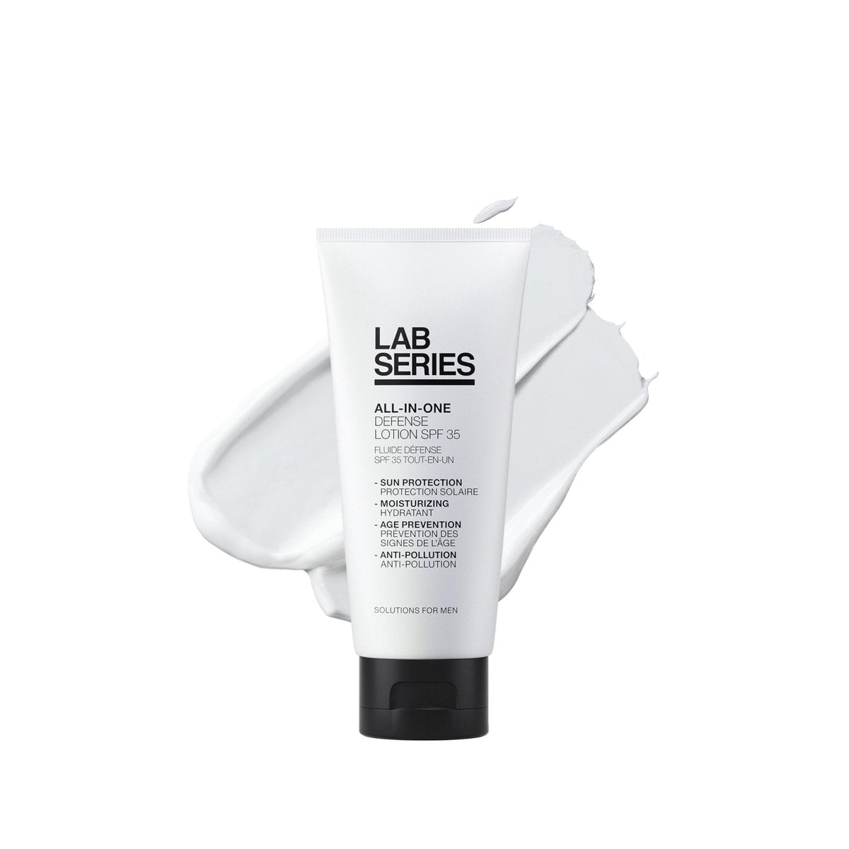 Lab Series Men's All-In-One Defense Face Lotion SPF 35 - Mineral Oil Free Sunscreen & Anti-Aging Moisturizer for Men, 3.4 Fl Oz Avelisse