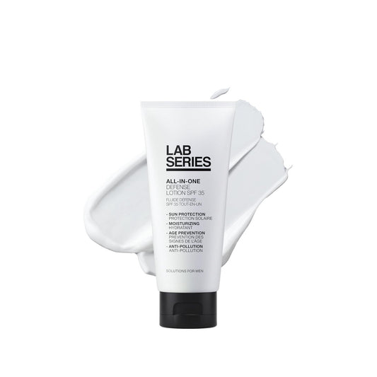 Lab Series Men's All-In-One Defense Face Lotion SPF 35 - Mineral Oil Free Sunscreen & Anti-Aging Moisturizer for Men, 3.4 Fl Oz Avelisse