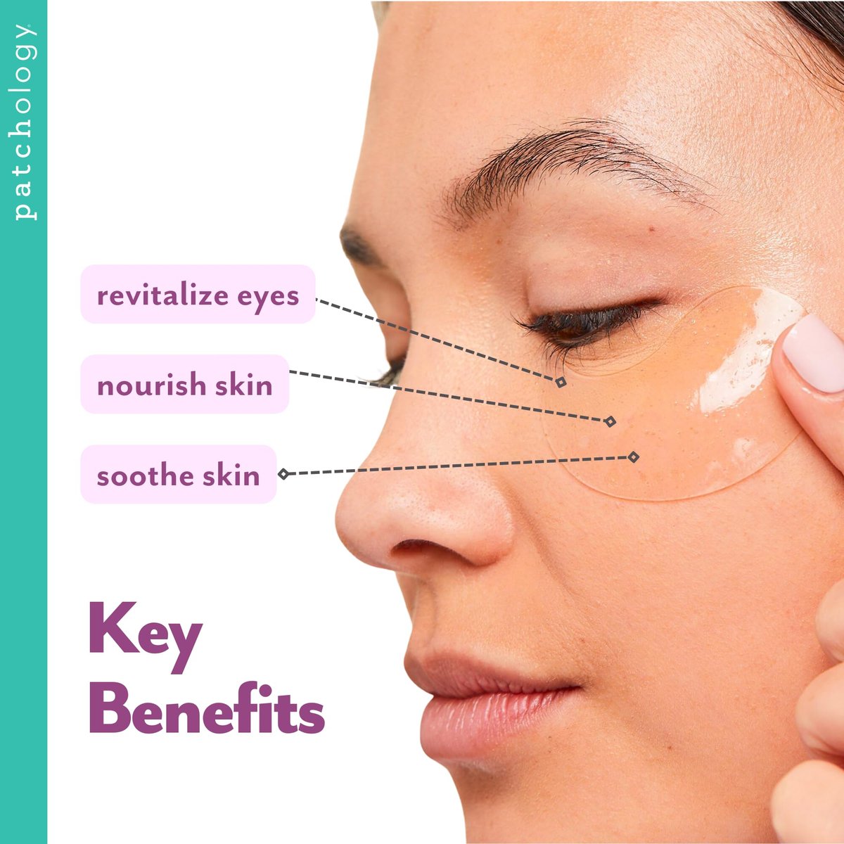 Patchology Serve Chilled Bubbly Eye Gels with Niacinamide and Vitamin C - Hydrating Under Eye Patches (5 Pairs) - görsel 7