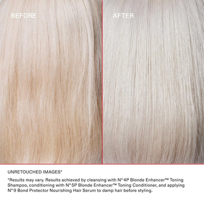 Olaplex Nº.4P Blonde Enhancer Purple Toning Shampoo - Neutralizes Brassiness, Strengthens & Repairs Damaged Hair - 8.5 Fl Oz