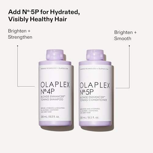 Olaplex Nº.4P Blonde Enhancer Purple Toning Shampoo - Neutralizes Brassiness, Strengthens & Repairs Damaged Hair - 8.5 Fl Oz - görsel 13