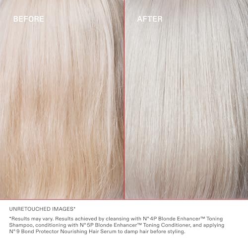 Olaplex Nº.4P Blonde Enhancer Purple Toning Shampoo - Neutralizes Brassiness, Strengthens & Repairs Damaged Hair - 8.5 Fl Oz - görsel 11
