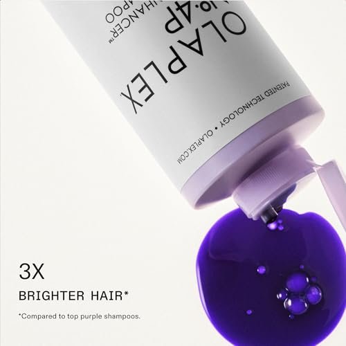 Olaplex Nº.4P Blonde Enhancer Purple Toning Shampoo - Neutralizes Brassiness, Strengthens & Repairs Damaged Hair - 8.5 Fl Oz - görsel 3