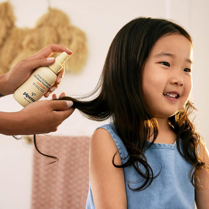 Pipette Leave-In Hair Detangler Spray for Kids - Silicone-Free Detangling Spray with Squalane, Orange & Vanilla Scent, 4.4 Fl Oz