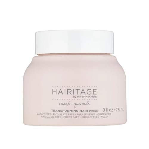 Hairitage Hydrating Argan Oil Deep Conditioning Hair Mask - Intense Moisture for Dry, Damaged, Curly & Color-Treated Hair with Shea Butter, Aloe & Soy Protein Avelisse