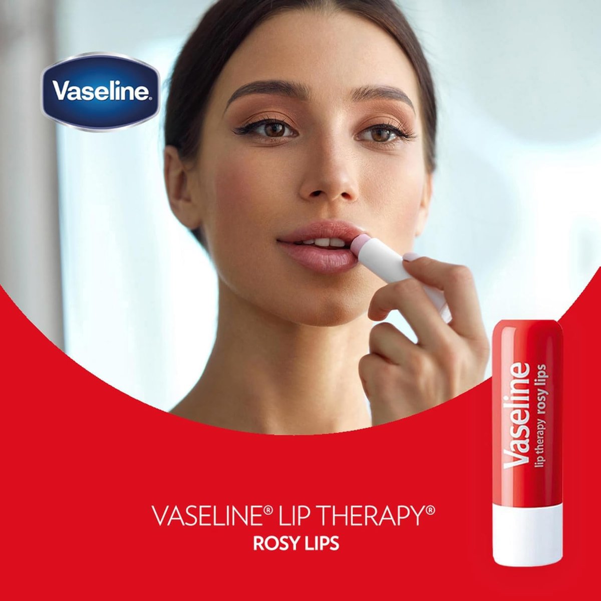 Vaseline Lip Therapy Variety 4-Pack – Rosy Lips + Cocoa Butter Moisturizing Lip Balm with Vitamin E, 0.16 Oz Each - görsel 11