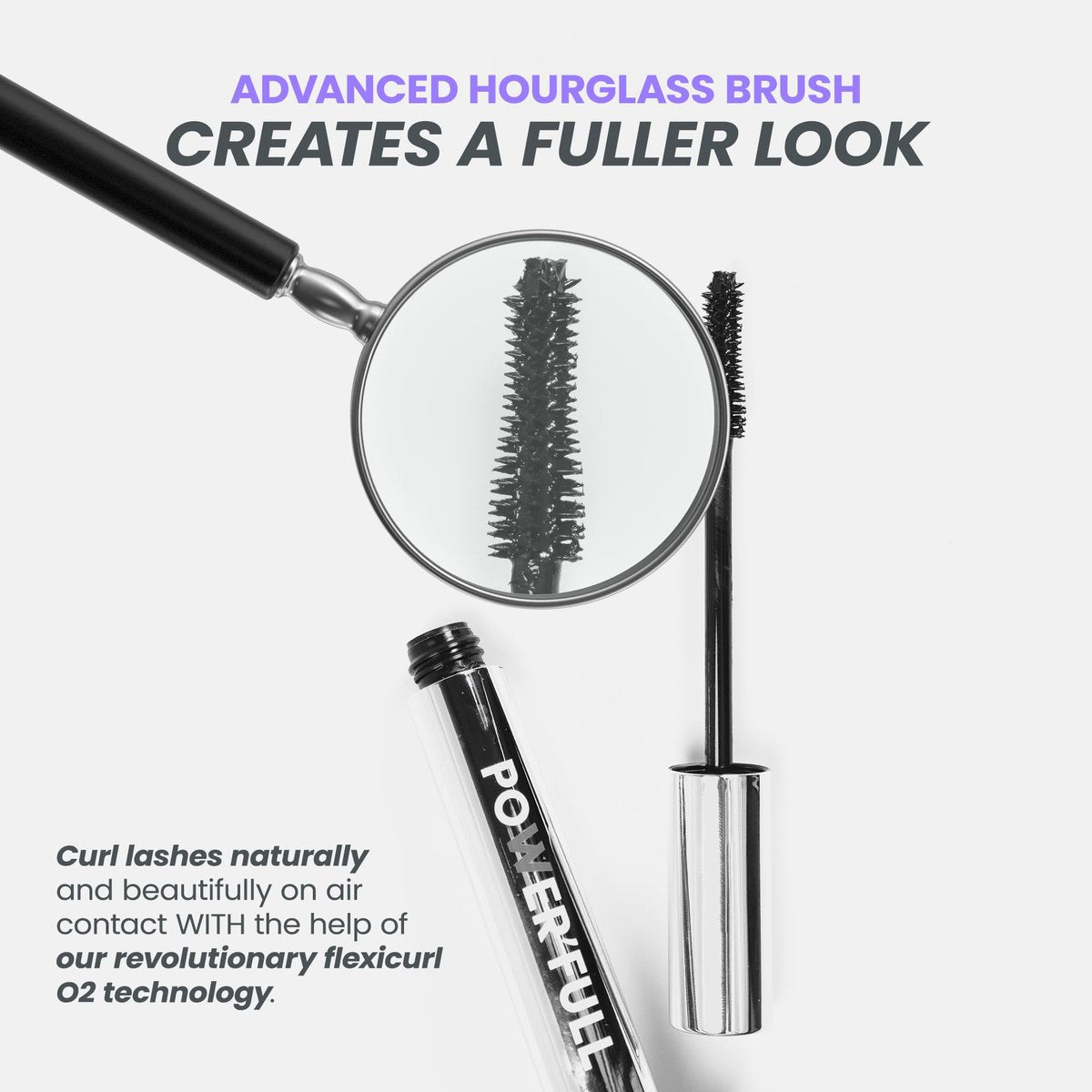 Wonderskin Mascara - Black Volumizing & Lengthening Mascara for Dramatic Lashes, Smudge Proof, 0.34 Fl Oz - görsel 5