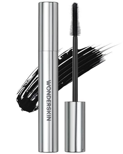 Wonderskin Mascara - Black Volumizing & Lengthening Mascara for Dramatic Lashes, Smudge Proof, 0.34 Fl Oz