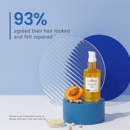 CURLSMITH Bonding Oil – Lightweight Finishing Oil for All Hair Types, 60ml (2 fl oz) Avelisse