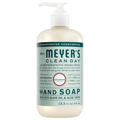Mrs. Meyer's Clean Day Hand Soap, Birchwood Scent, 12.5 fl oz