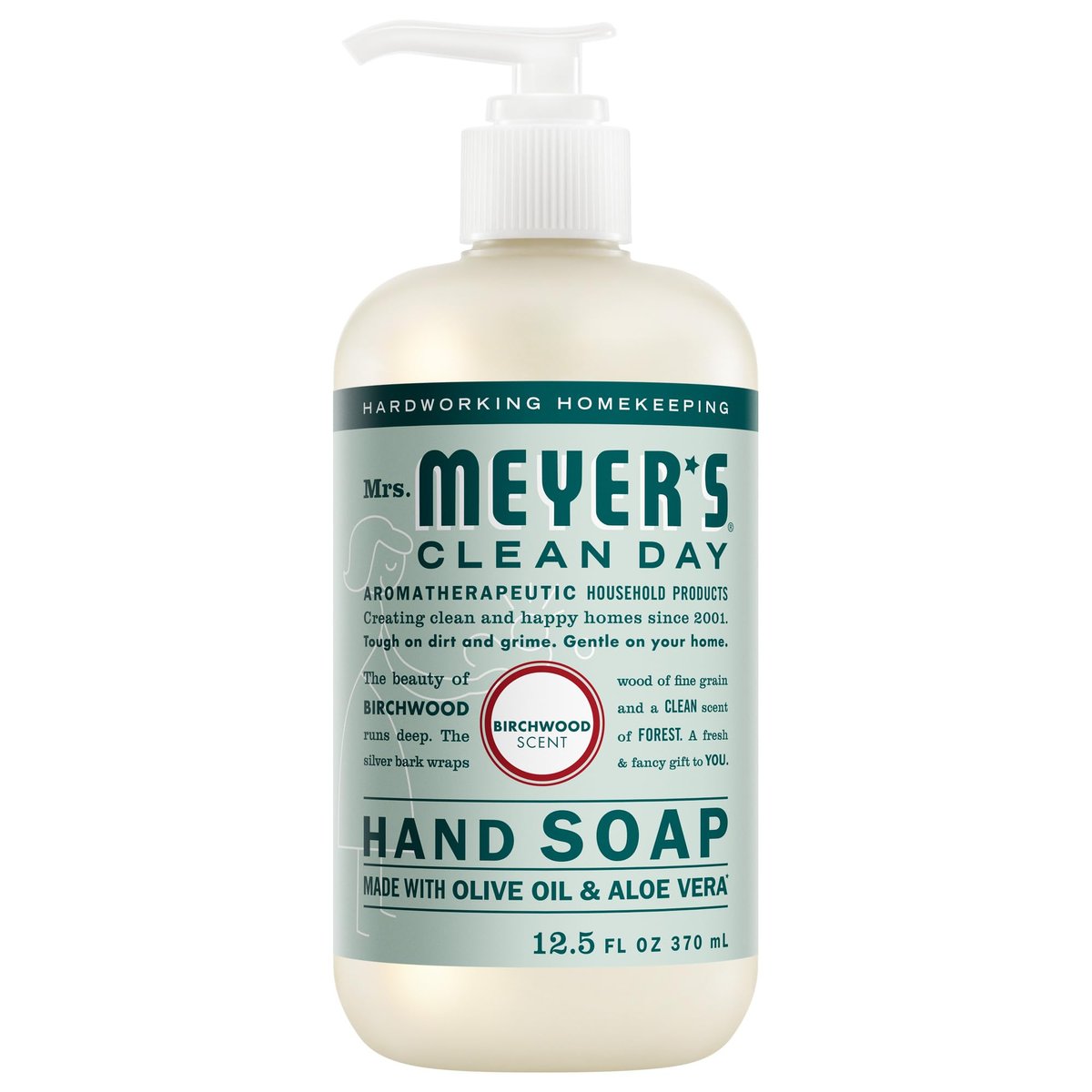Mrs. Meyer's Clean Day Hand Soap, Birchwood Scent, 12.5 fl oz - görsel 1