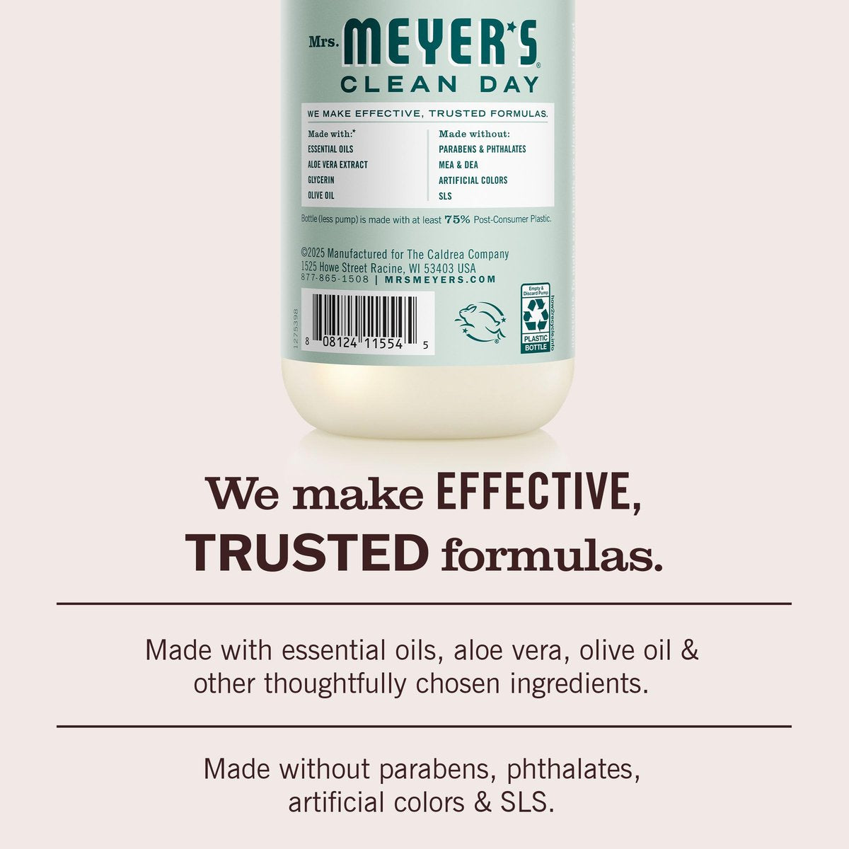 Mrs. Meyer's Clean Day Hand Soap, Birchwood Scent, 12.5 fl oz - görsel 7