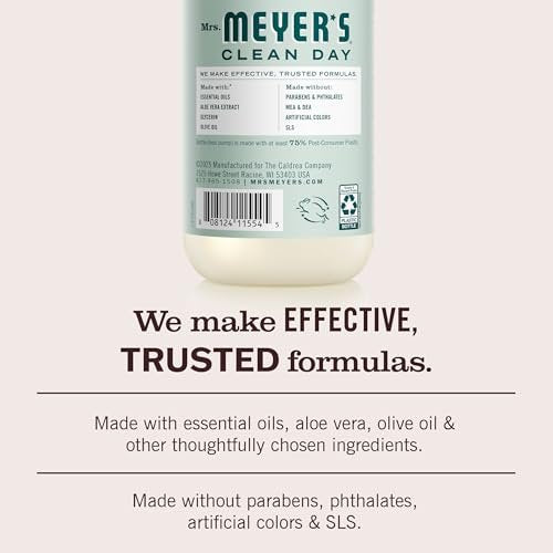 Mrs. Meyer's Clean Day Hand Soap, Birchwood Scent, 12.5 fl oz - görsel 8