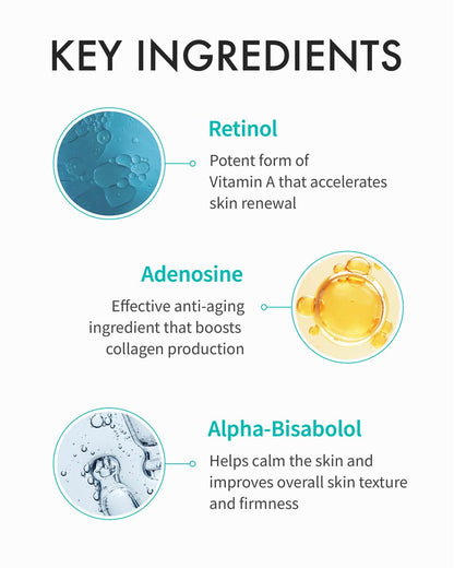 REJURAN Advanced Anti-Aging Retinol + c-PDRN Serum - Firming & Radiance Boosting Facial Serum for Wrinkle Care, 1.01 fl oz Avelisse