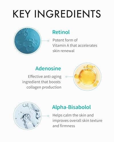 REJURAN Advanced Anti-Aging Retinol + c-PDRN Serum - Firming & Radiance Boosting Facial Serum for Wrinkle Care, 1.01 fl oz Avelisse