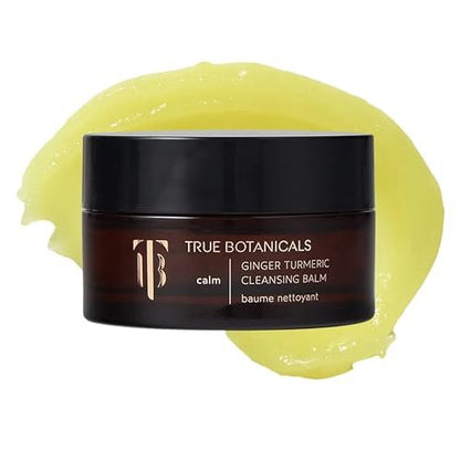 True Botanicals Ginger Turmeric Cleansing Balm – Natural Hydrating Facial Cleanser & Makeup Remover for Dry & Sensitive Skin (3.4 oz) Avelisse