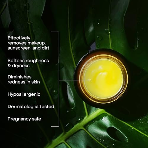 True Botanicals Ginger Turmeric Cleansing Balm – Natural Hydrating Facial Cleanser & Makeup Remover for Dry & Sensitive Skin (3.4 oz) Avelisse