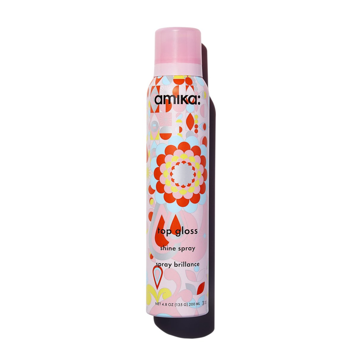 Amika Top Gloss Shine Spray - High-Shine Finishing Spray for Silky, Lustrous Hair (4.8 oz) Avelisse