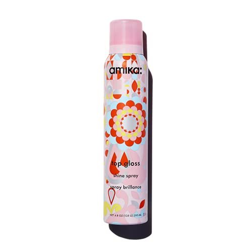 Amika Top Gloss Shine Spray - High-Shine Finishing Spray for Silky, Lustrous Hair (4.8 oz) Avelisse