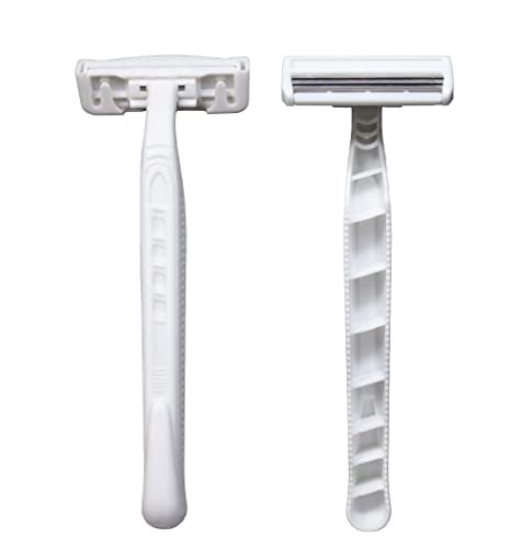 Crazors 3-Blade Disposable Razors for Men & Women – 8-Pack Single-Use Body & Face Shaver – Eco-Friendly Travel-Size Toiletries Avelisse