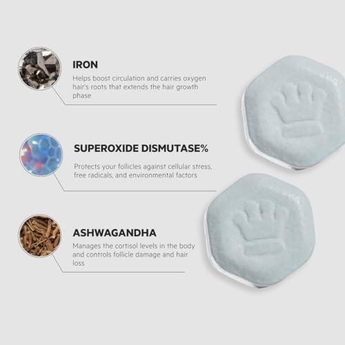 DS Labs Revita.SOD Hair Support Tablets - Daily Hair Wellness Supplement with Superoxide Dismutase, Zinc & Ashwagandha, for Men & Women, 30 Tablets Avelisse