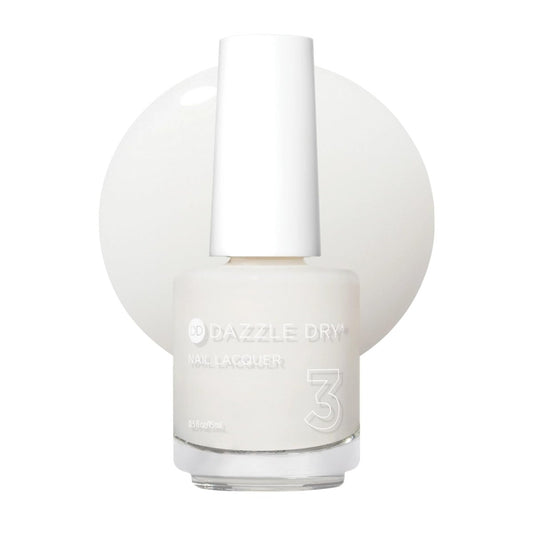 Dazzle Dry Nail Lacquer (Step 3) - Fine China - Sheer Milky White Nail Polish, 0.5 fl oz Avelisse
