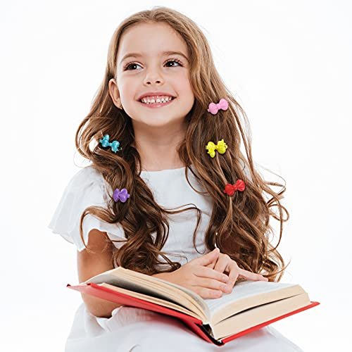 72-Pack Self Hinge Hair Barrettes Plastic Hair Clips for Girls | Colorful Cute Barrettes for Toddler Kids Baby Hairpins Accessories Avelisse