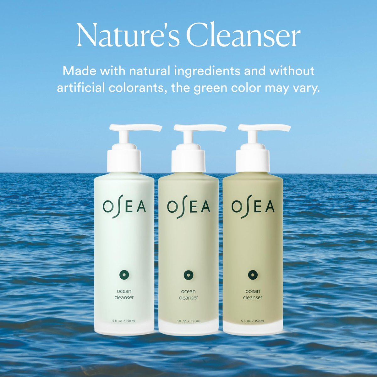 OSEA Ocean Cleanser 5 oz - Nourishing Mineral-Rich Facial Cleansing Gel - Gentle Face Wash for Clean Beauty - Vegan & Cruelty-Free Avelisse