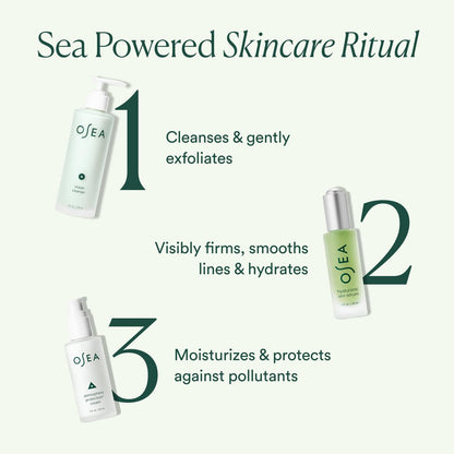 OSEA Ocean Cleanser 5 oz - Nourishing Mineral-Rich Facial Cleansing Gel - Gentle Face Wash for Clean Beauty - Vegan & Cruelty-Free Avelisse