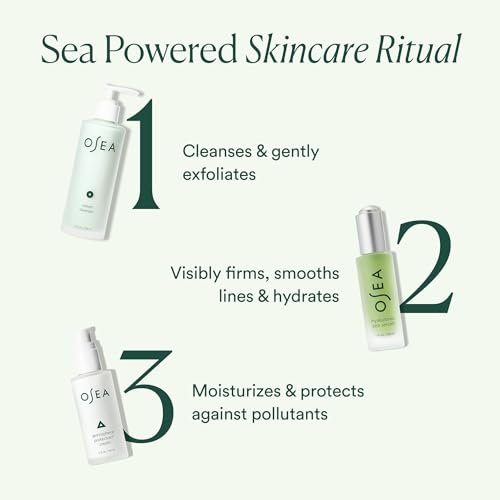 OSEA Ocean Cleanser 5 oz - Nourishing Mineral-Rich Facial Cleansing Gel - Gentle Face Wash for Clean Beauty - Vegan & Cruelty-Free Avelisse